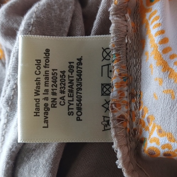 Porridge Sleeveless Stretchy Top Size Med - Picture 7 of 7